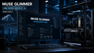Meta Muse Glimmer 30B open-weight AI model running locally on consumer hardware