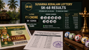 Suvarna Keralam Lottery Results Today: SK-68 Winning Numbers & Full Prize List