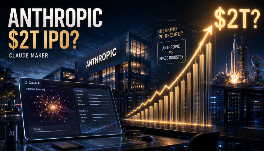 Anthropic IPO Could Break SpaceX Record as Claude Maker Targets Historic Valuation