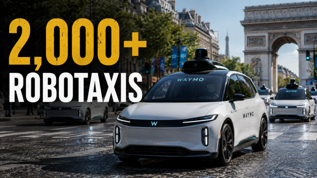 Uber and Pony.ai plan more than 2,000 robotaxis across Europe