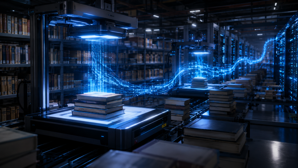Amazon AI Training Facility Sparks Outrage After Rare Books Are Scanned and Destroyed