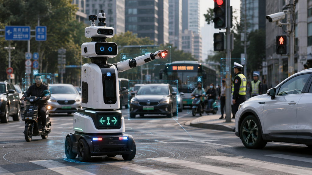 China Deploys AI Robocops on City Streets to Police Traffic in Real Time