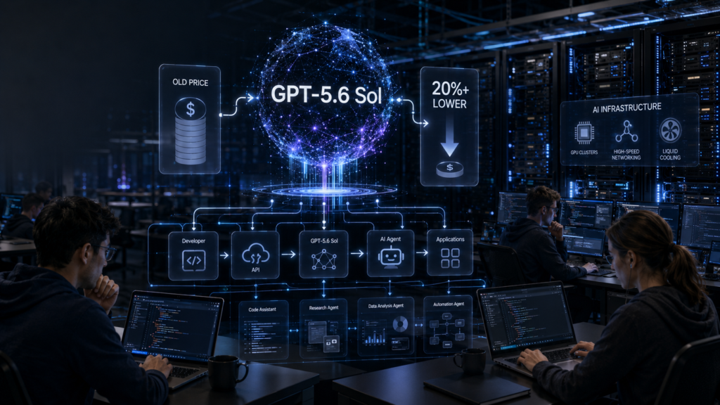 OpenAI Cuts GPT-5.6 Sol Developer Pricing by More Than 20%