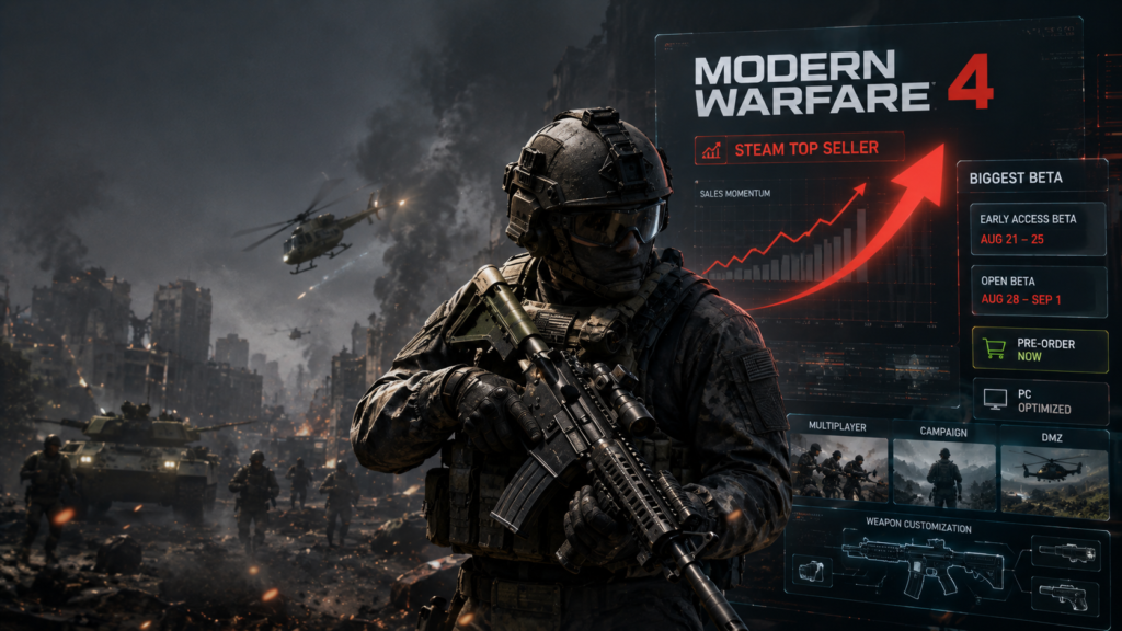 Modern Warfare 4 Becomes a Steam Bestseller Ahead of Launch